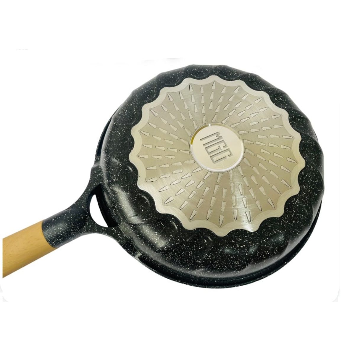 GENERICO - Sarten Antiadherente Granito Roca Volcánica 24cm