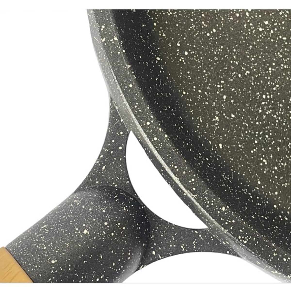 GENERICO - Sarten Antiadherente Granito Roca Volcánica 24cm