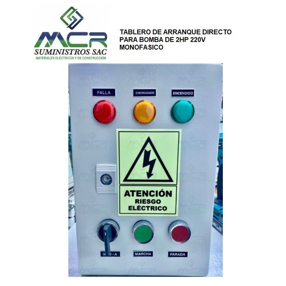 SCHNEIDER ELECTRIC - TABLERO DE ARRANQUE DIRECTO PARA BOMBA DE 2HP 220V MONOFASICO