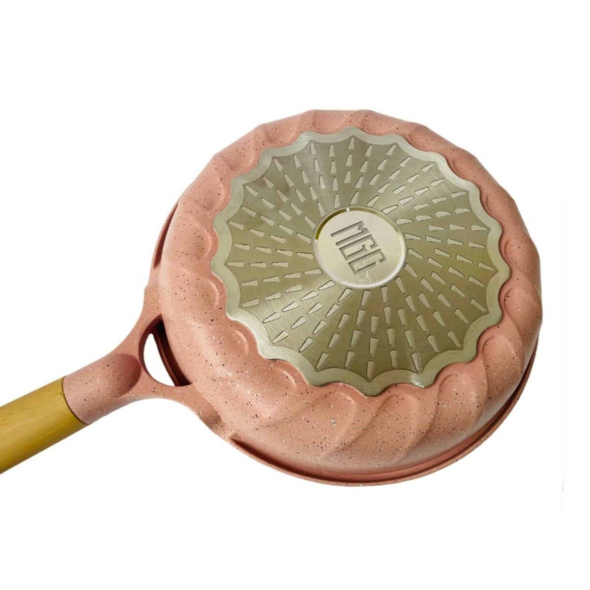 GENERICO - Sarten Antiadherente Granito Roca Volcánica 24cm