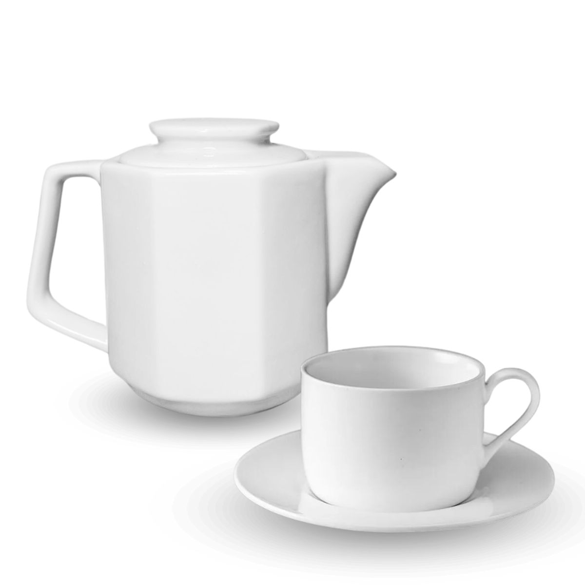 HYGGE - Tetera de Cerámica Octogonal 500 ml