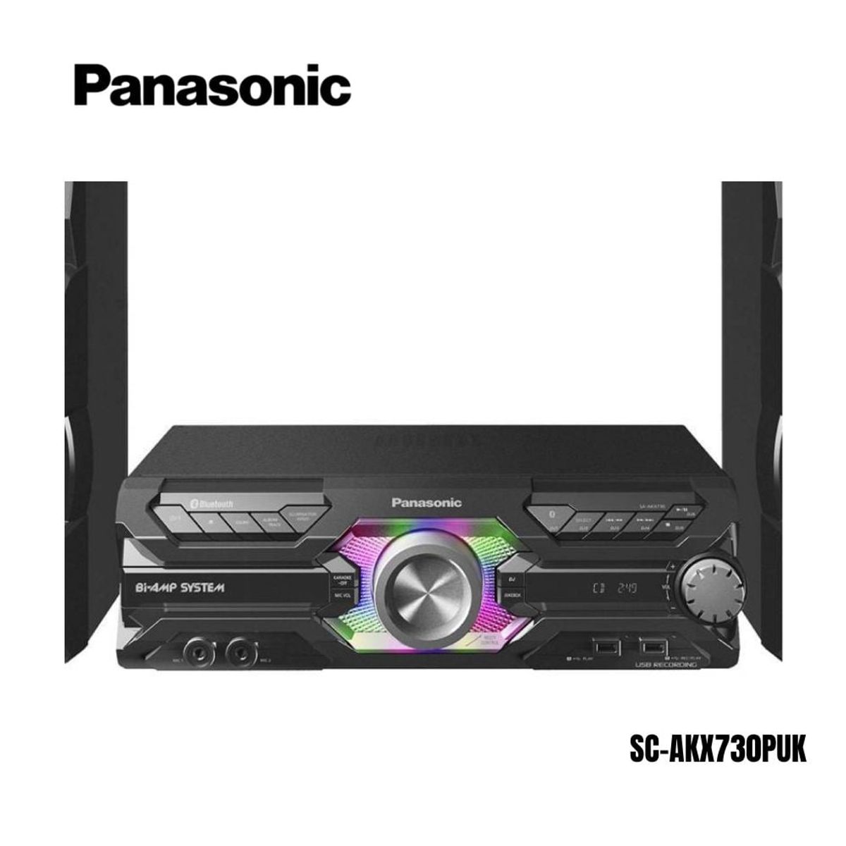PANASONIC - Equipo de Sonido Panasonic SC-AKX730PUK Bluetooth 2000 Watts