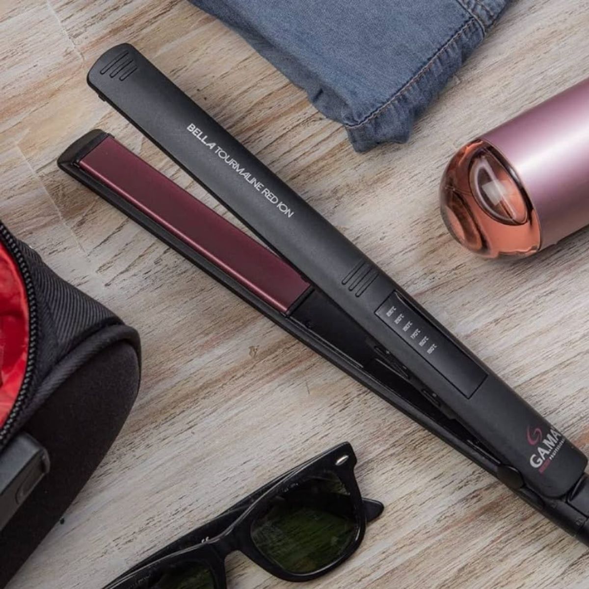 GAMA - Plancha Alisadora Gama BELLA TORUMALINE Red Ion Led