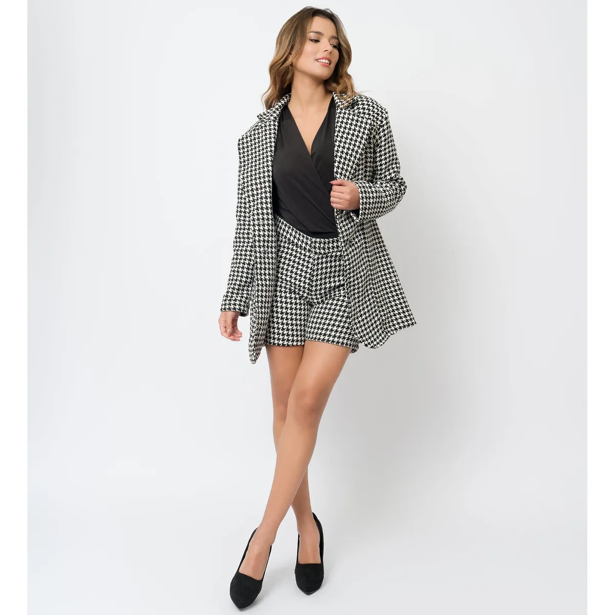 DOLCATTA - Saco Camille - Príncipe de Gales