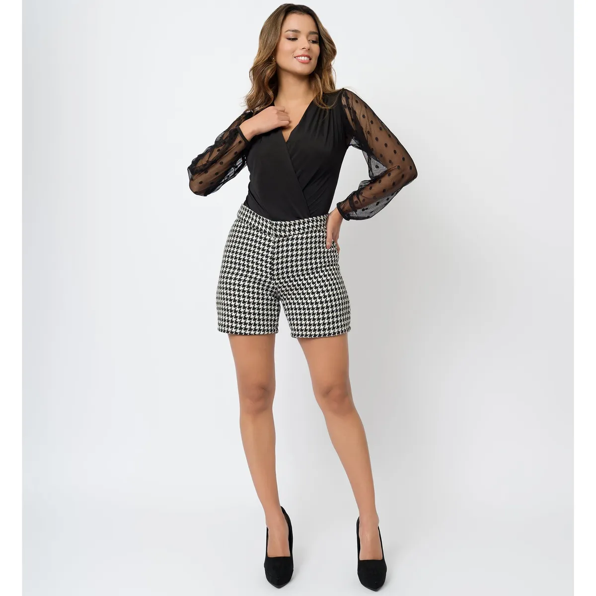 DOLCATTA - Short Camille - Príncipe de Gales