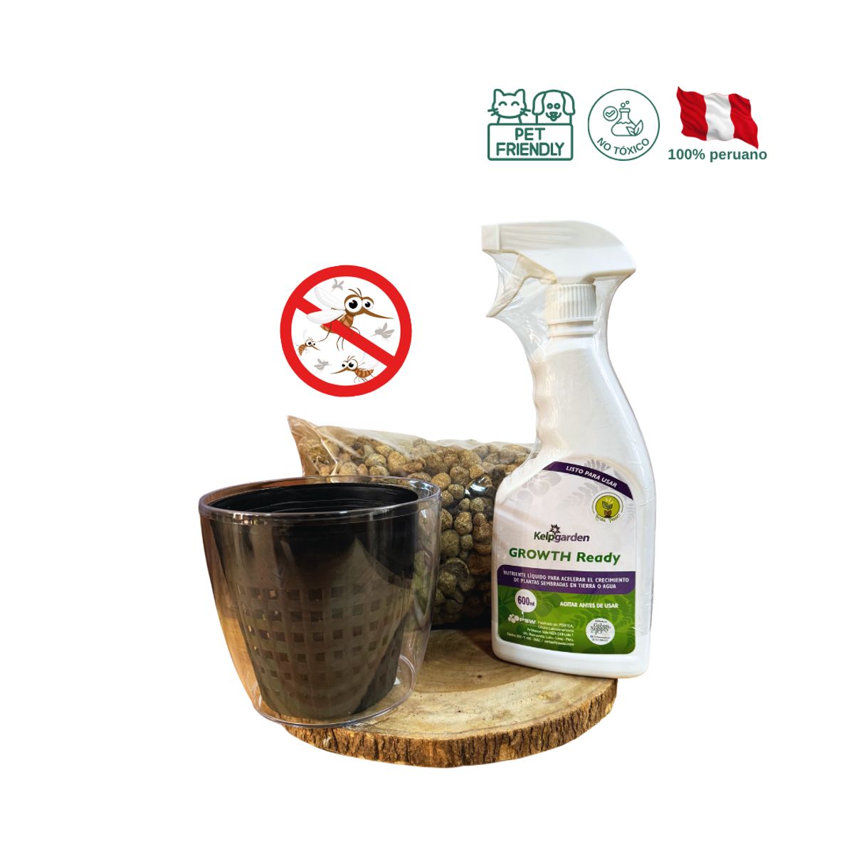 GREEN SUPPLY - Pack Semi Hidropónico - Pet Friedly