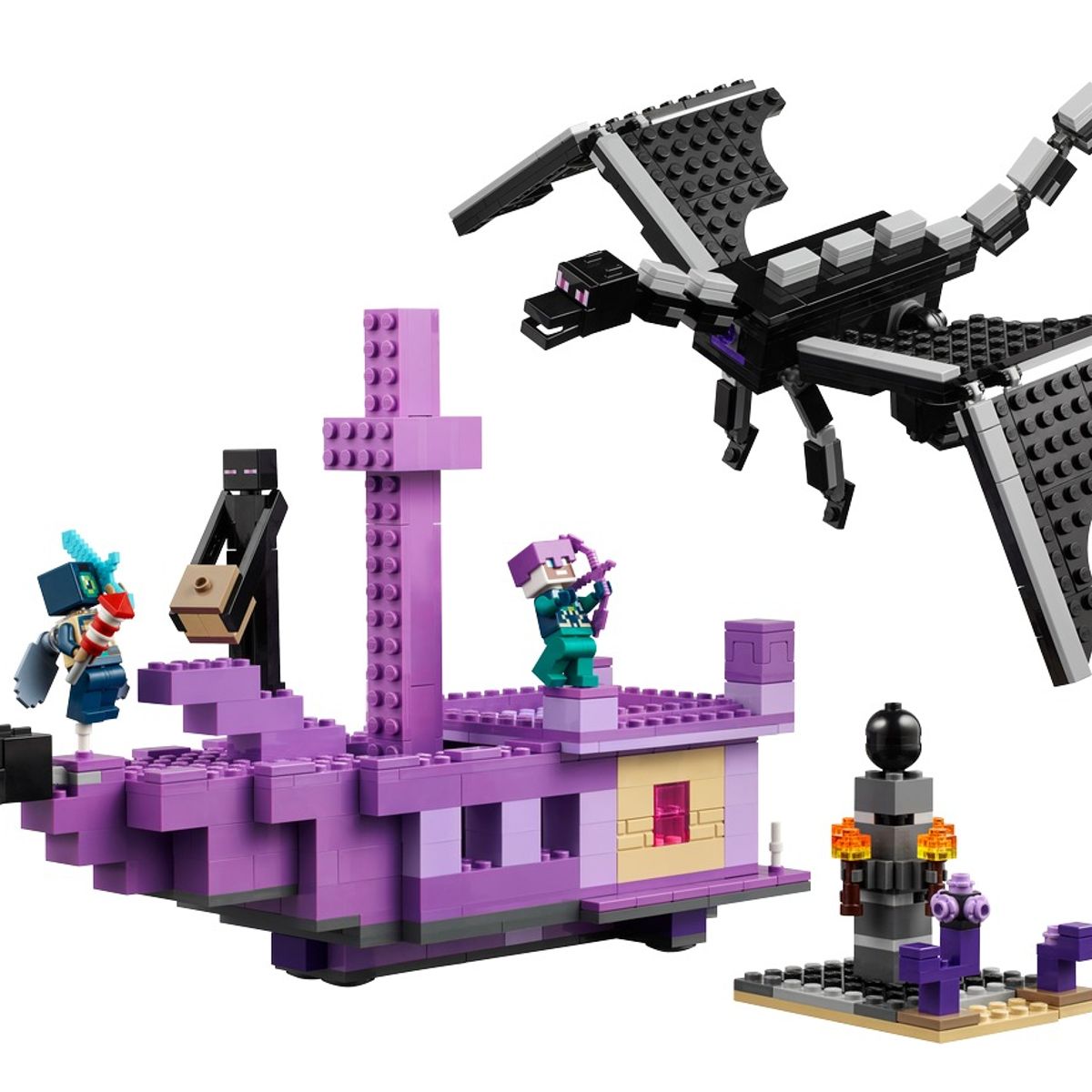 LEGO - LEGO 21264 El Dragón Ender y el Barco del End