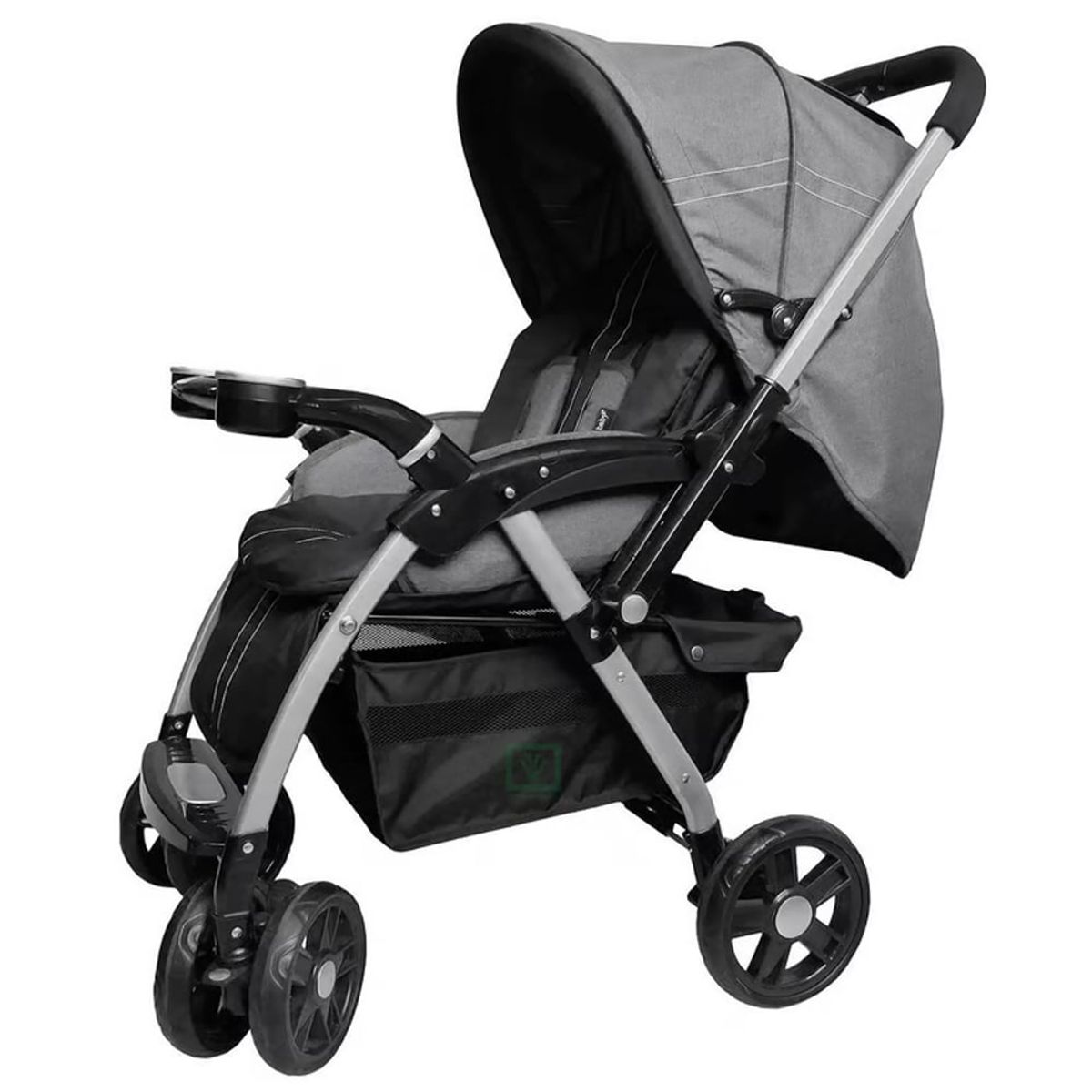 EBABY - Coche Cuna Ebaby «ROSSI» Gris