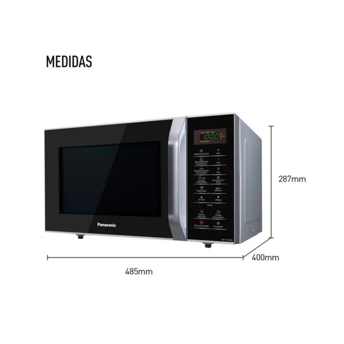 PANASONIC - HORNO MICROONDAS PANASONIC 25 L.  SILVER  NN- SB34HM