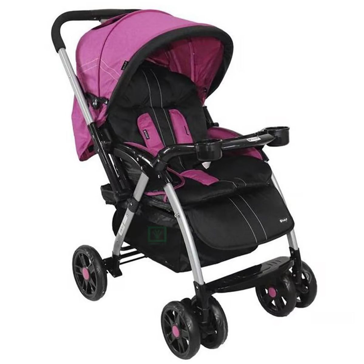 EBABY - Coche Cuna Ebaby «ROSSI» Rosado
