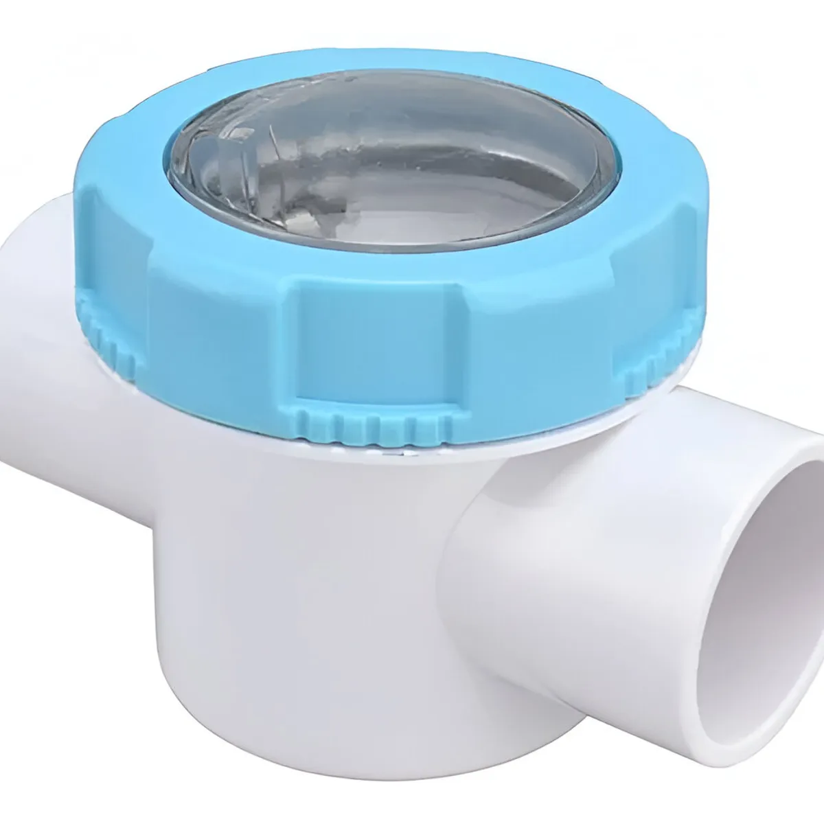 GENERICO - VÁLVULA CHECK DE 2 CON VISOR PARA PISCINA MARCA POOL SYSTEM