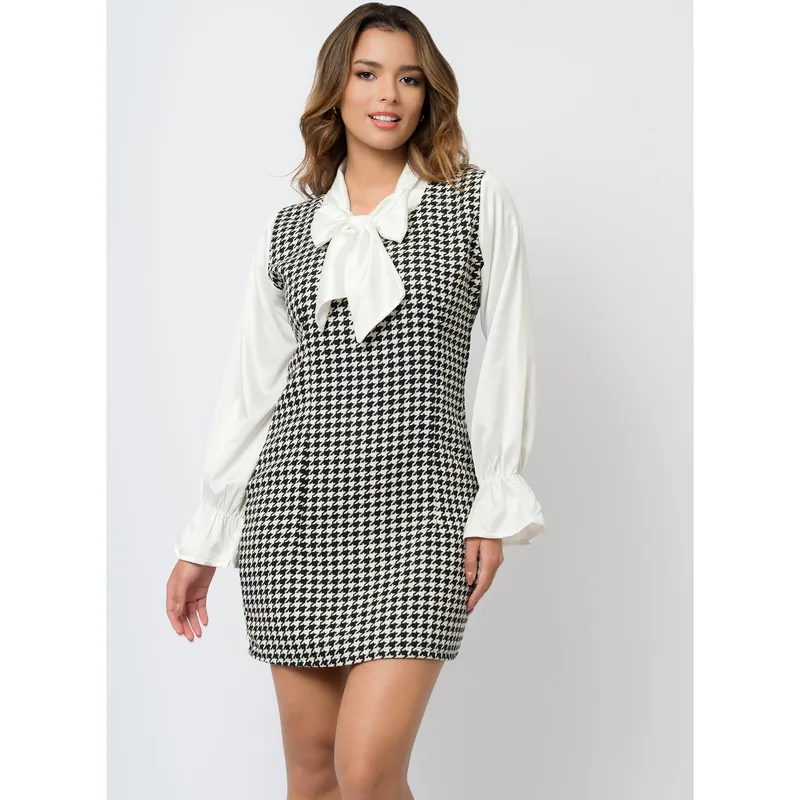 DOLCATTA - Vestido Grace - Príncipe de Gales