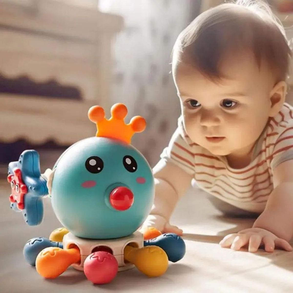 GENERICO - Juguete Didáctico Pulpo Sensorial