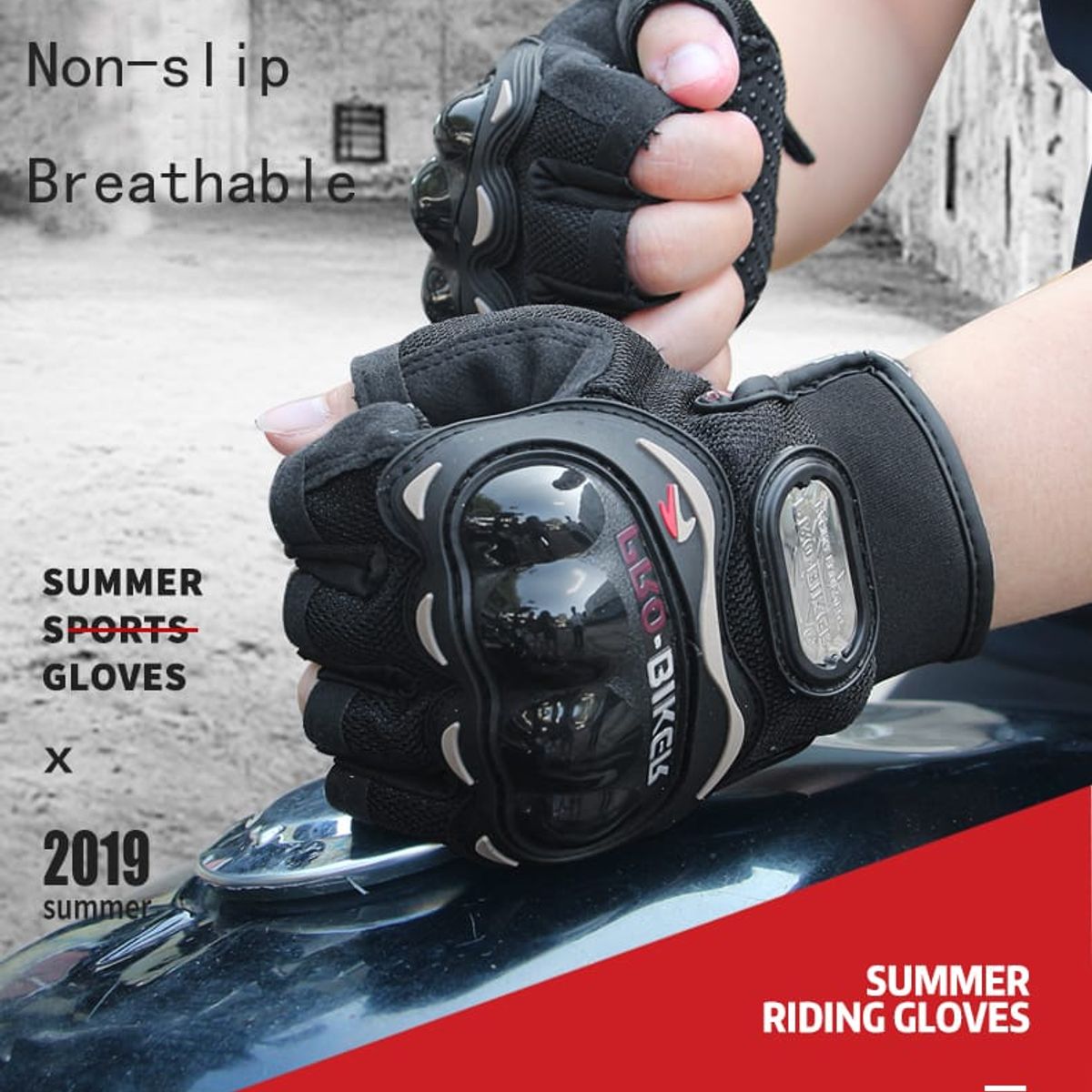 GENERICO - GUANTES MITONES PROBIKER NEGRO M