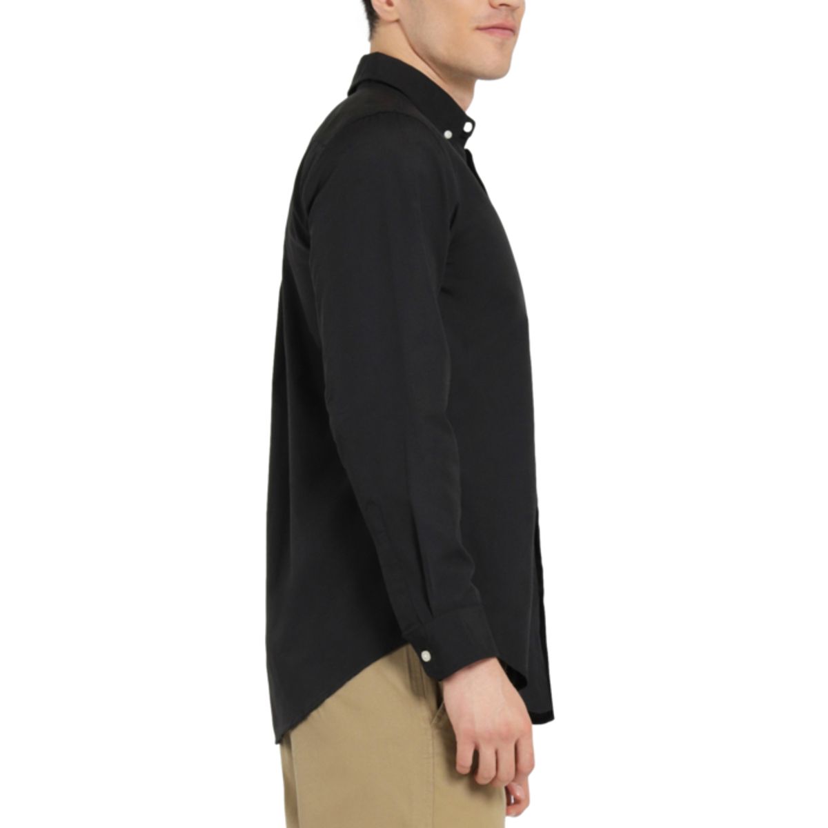 DOCKERS - Camisa Hombre Woven Refine Regular Fit Negro Dockers