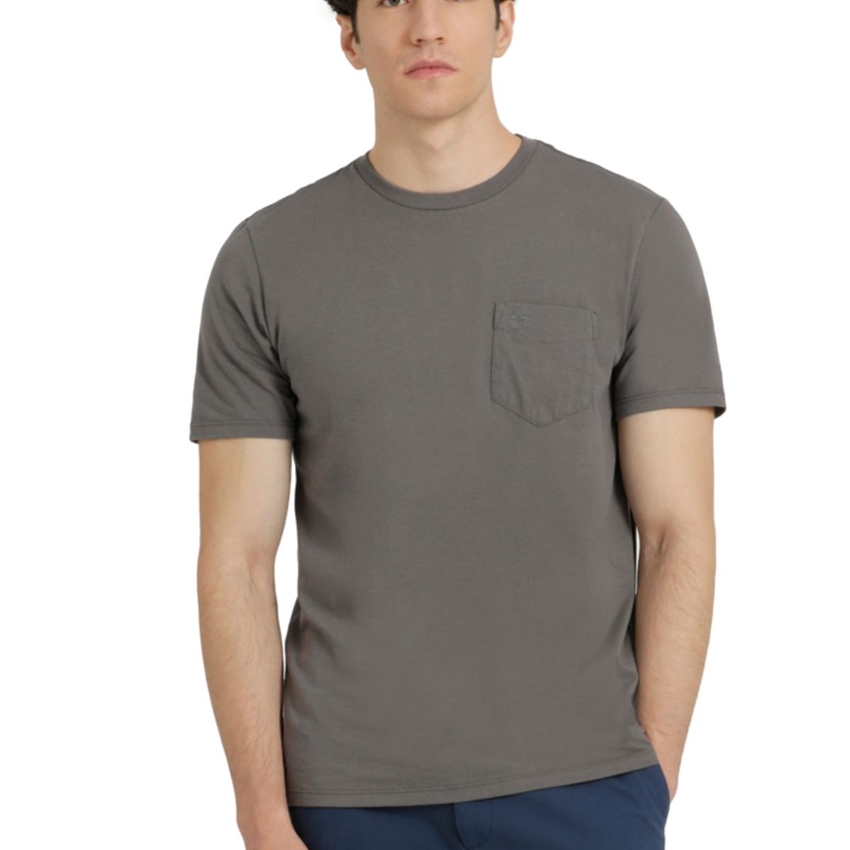 DOCKERS - Polo Pocket Tee Slim Fit Gris Dockers