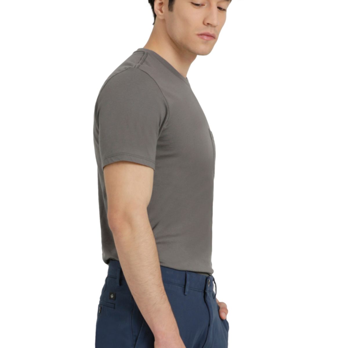 DOCKERS - Polo Pocket Tee Slim Fit Gris Dockers