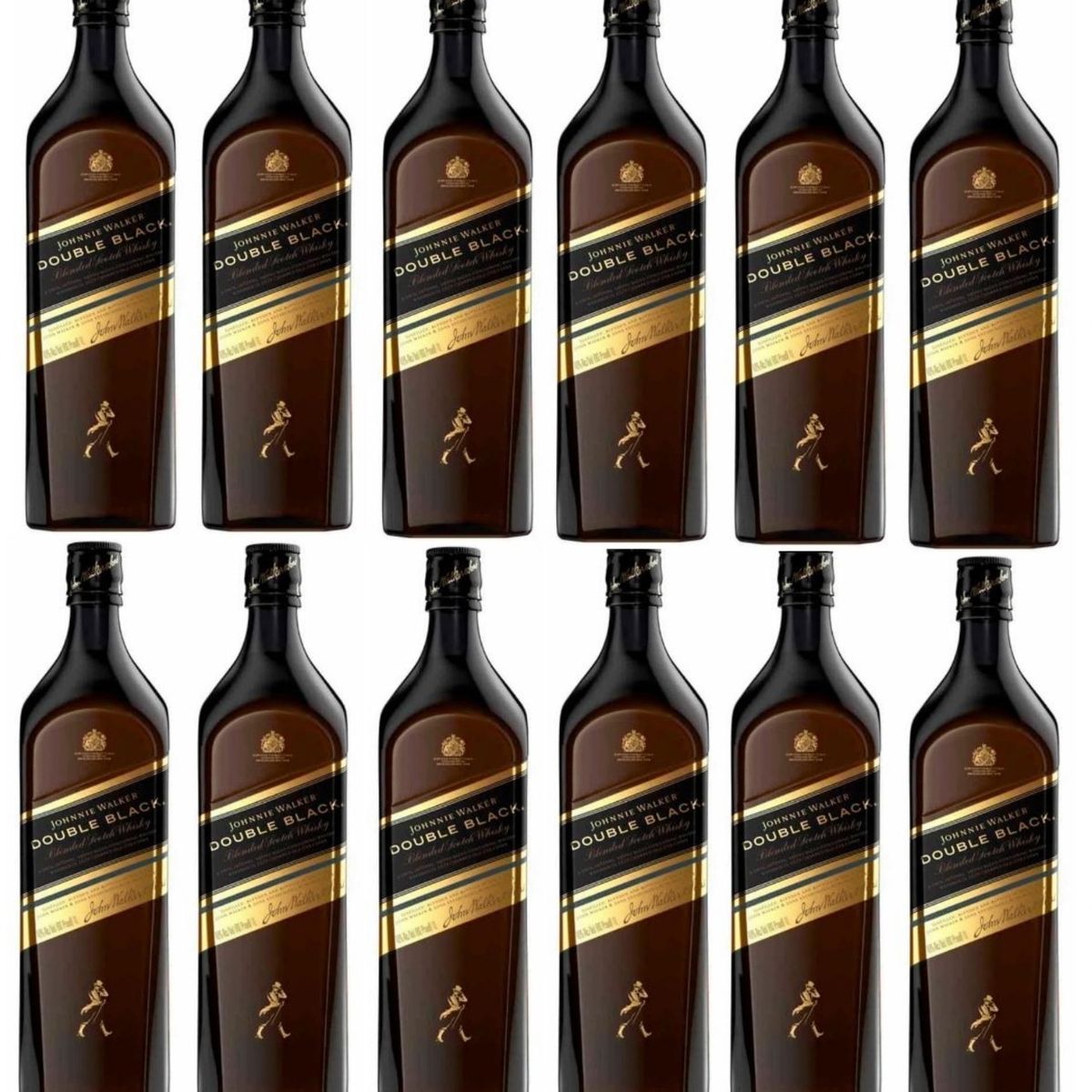JOHNNIE WALKER - Whisky JOHNNIE WALKER Double Black Label Botella 750ml- 12 UND