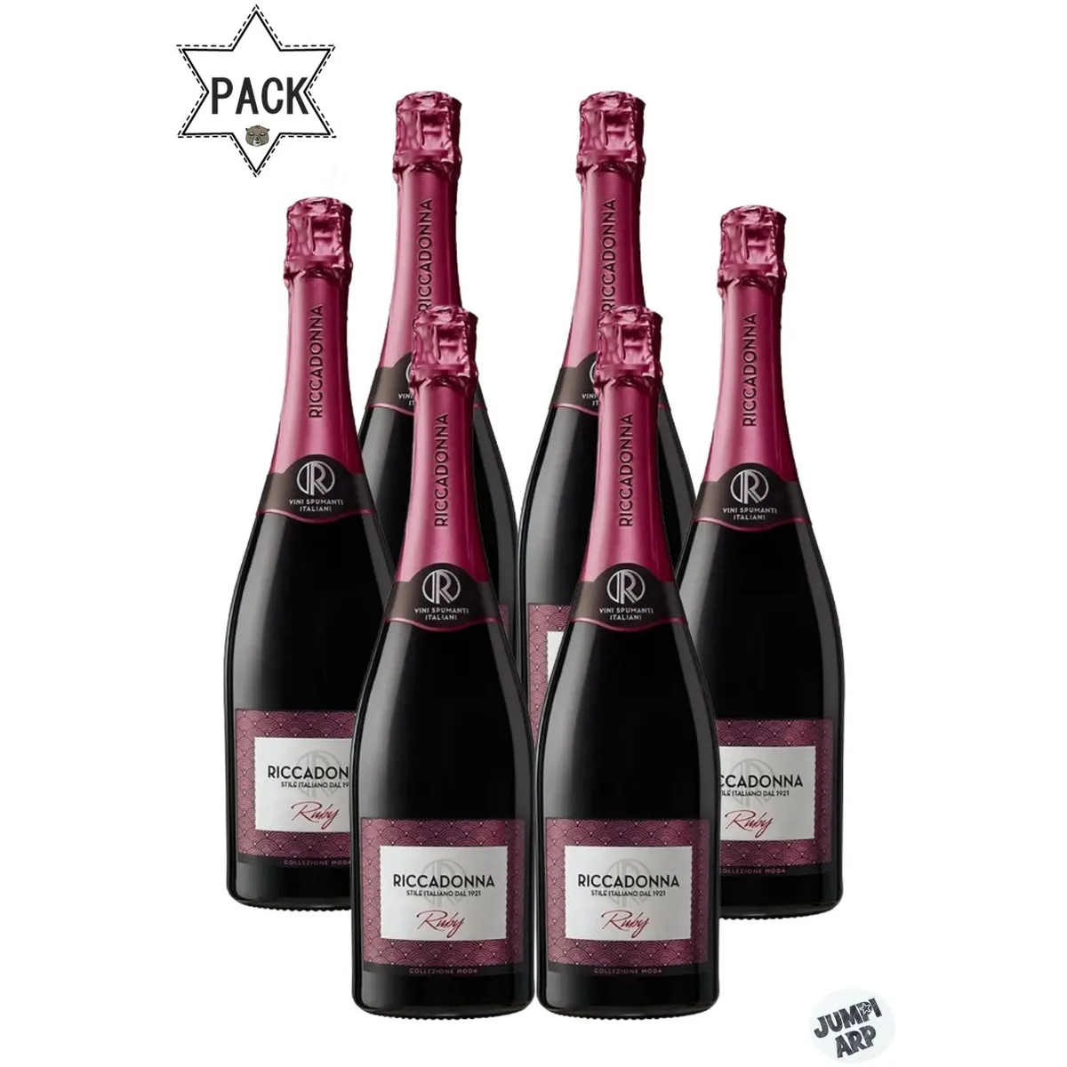 RICCADONNA - Pack 6 unidades Espumante Riccadonna Ruby 750ml