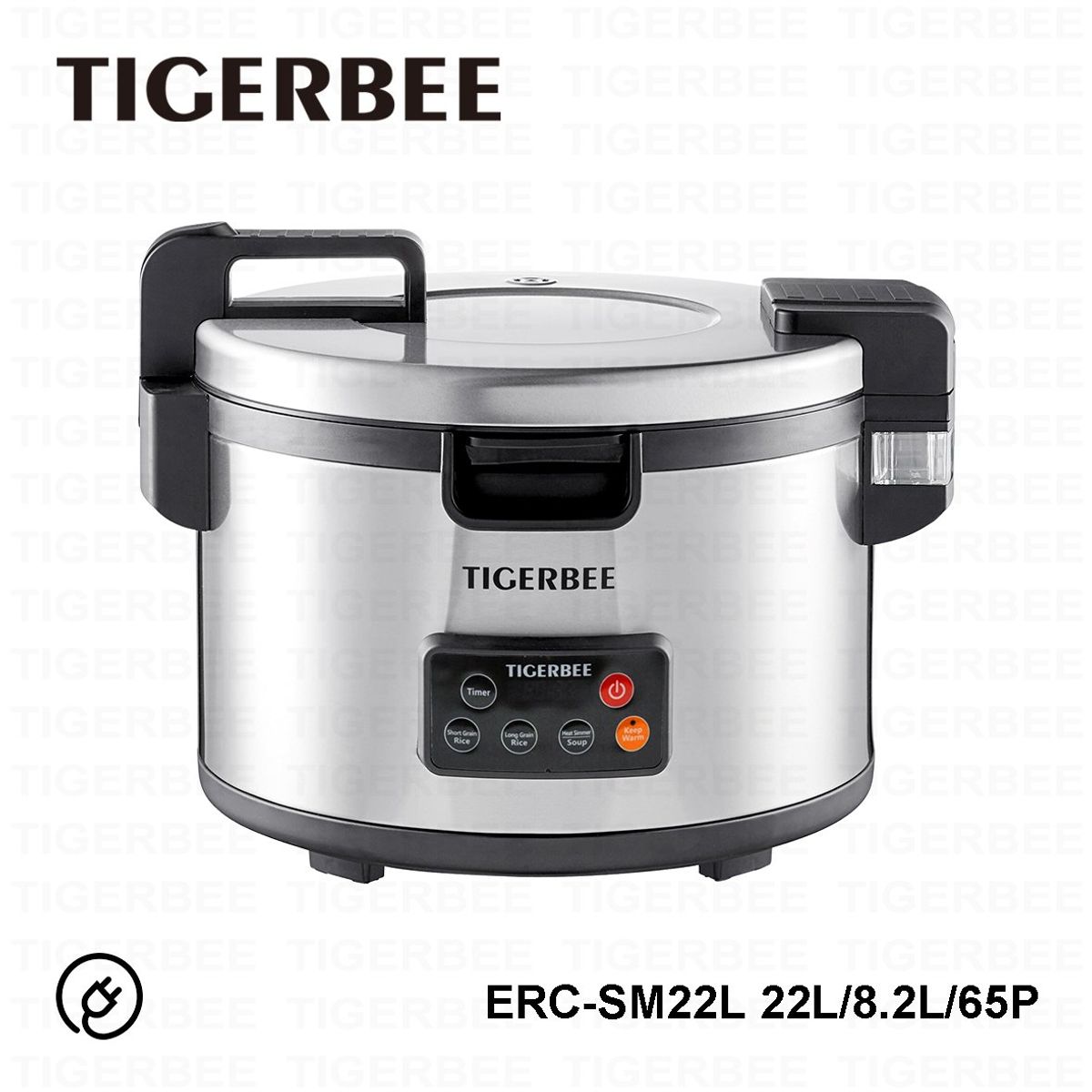 GENERICO - Olla Arrocera Eléctrica de Acero Inox Multifunción