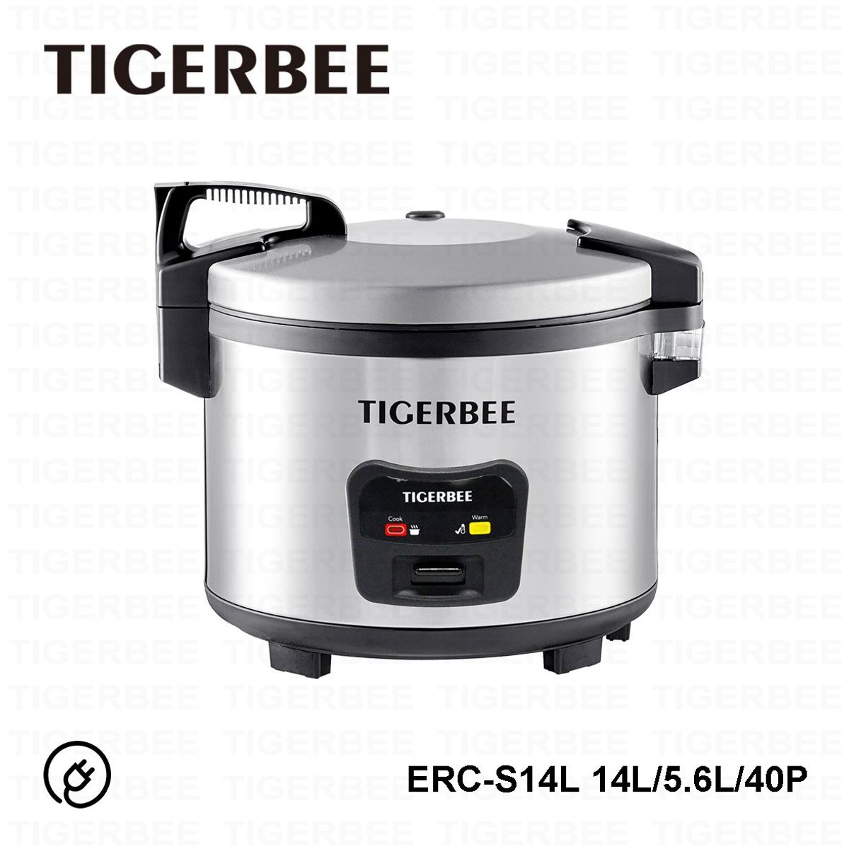 GENERICO - Olla Arrocera Eléctrica de Acero Inox Multifunción