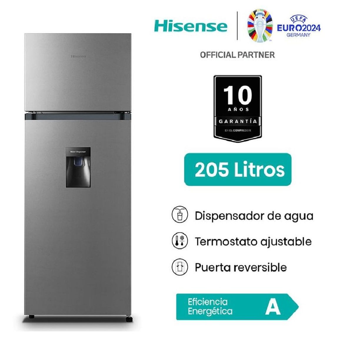 HISENSE - Refrigeradora HisenseTop Mount 205L BCD-205