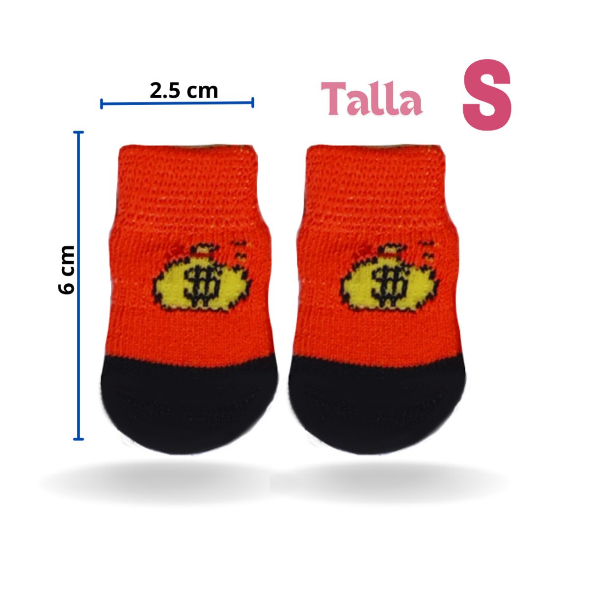 GENERICO - Medias Antideslizantes para Mascotas Talla S