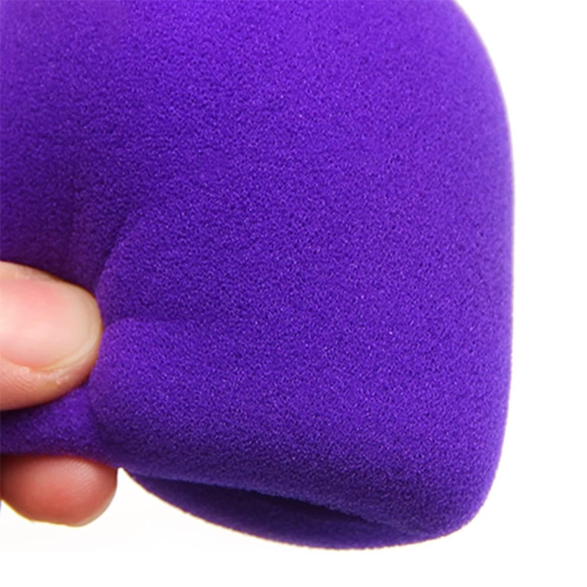 GENERICO - Esponja Protector  Para Microfonos Ideal Para Entrevista - Morado