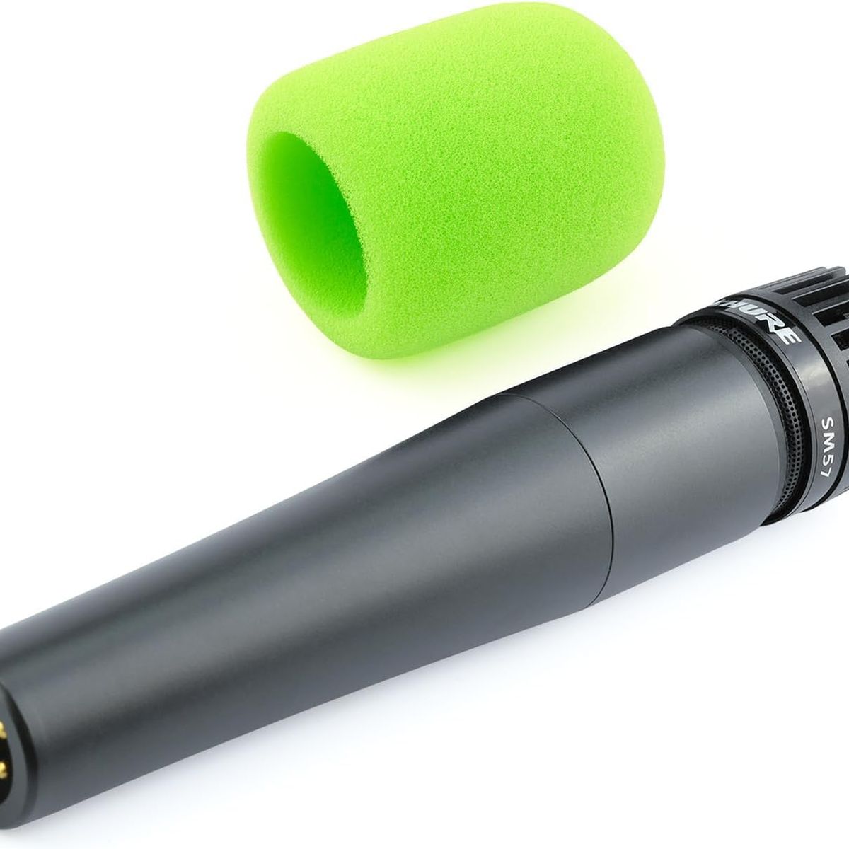 GENERICO - Esponja Protector  Para Microfonos Ideal Para Entrevista - Verde Limon