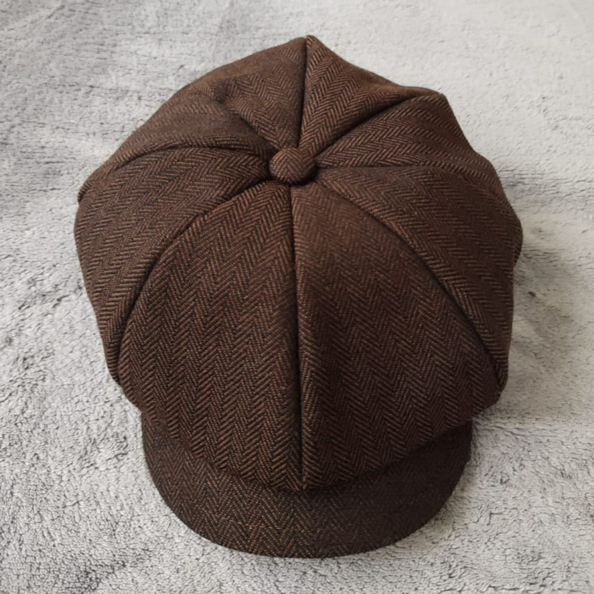 KAST PE - Boina Beck New Gorra Marron Jaspeado - Talla XL