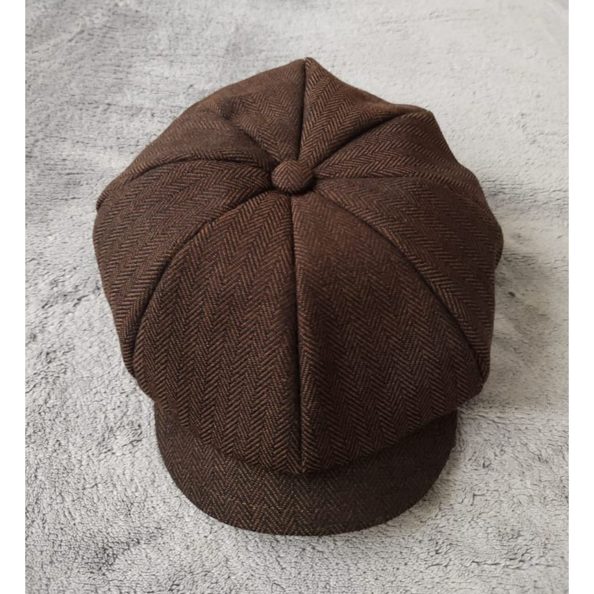 KAST PE - Boina Beck New Gorra Marron Jaspeado - Talla XL