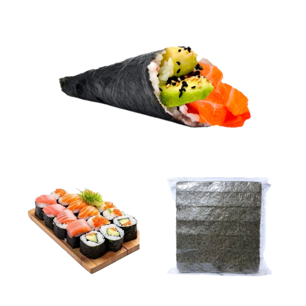GENERICO - Alga Marina Deshidratada Nori Pack 50u