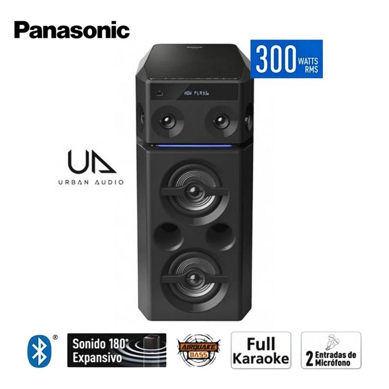 PANASONIC - Minicomponente Panasonic 300W SC-UA30PU-K