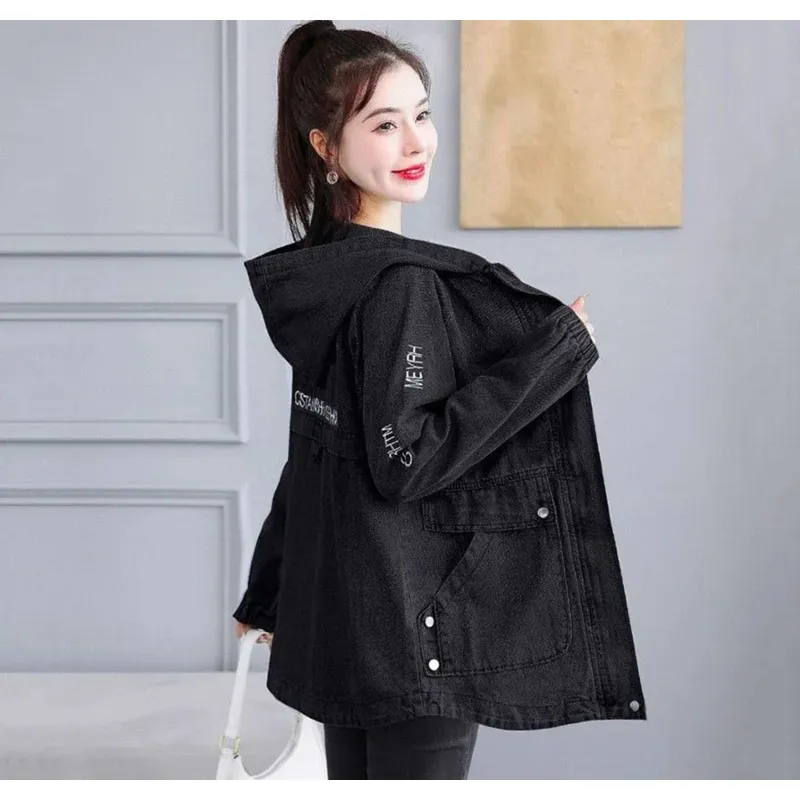 BENCUS JEANS - Casaca Abrigo Jeans Mujer Parka