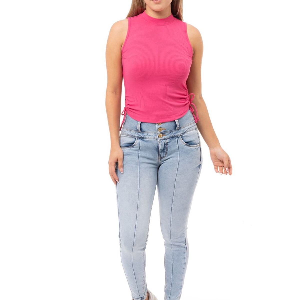 SQUEEZE - Polo Moda Rib Lycrado Mujer Elettra Squeeze