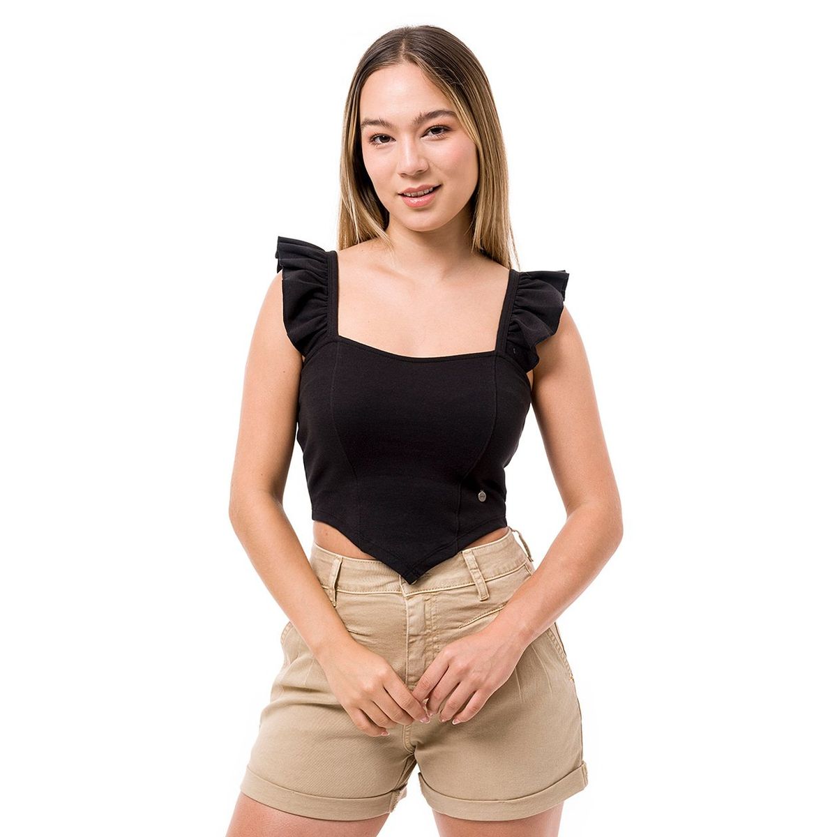 SQUEEZE - Polo Moda Rib Lycrado Mujer Winnit-S Squeeze