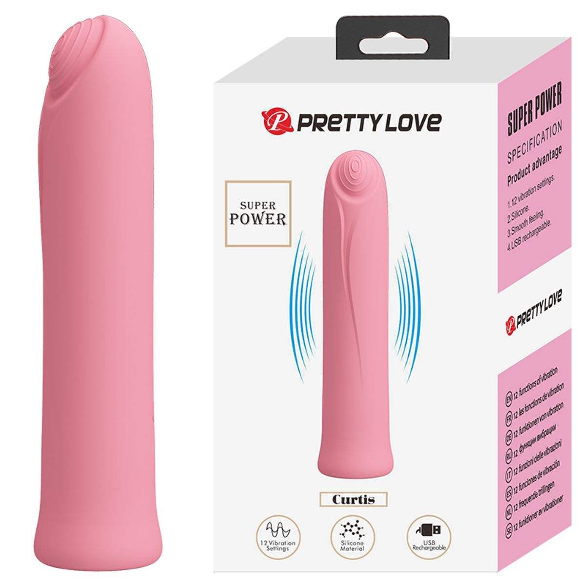 PRETTY LOVE - VIBRADOR TIPO BALA - CURTIS