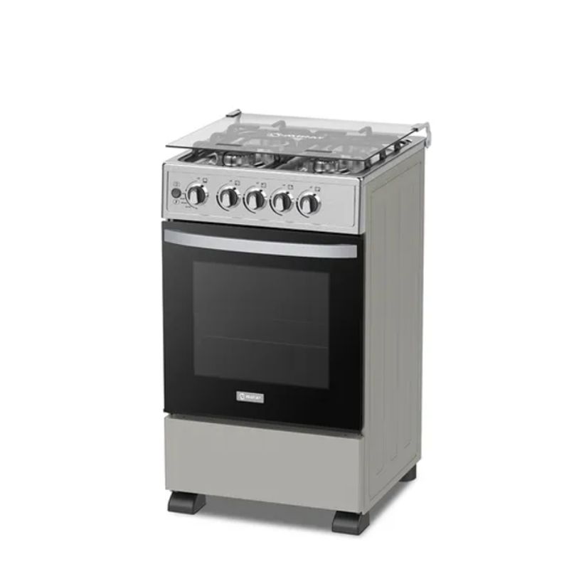 MIRAY - COCINA DE PIE MIRAY A GAS 4 HORNILLAS CROMA - RUBI PLUS