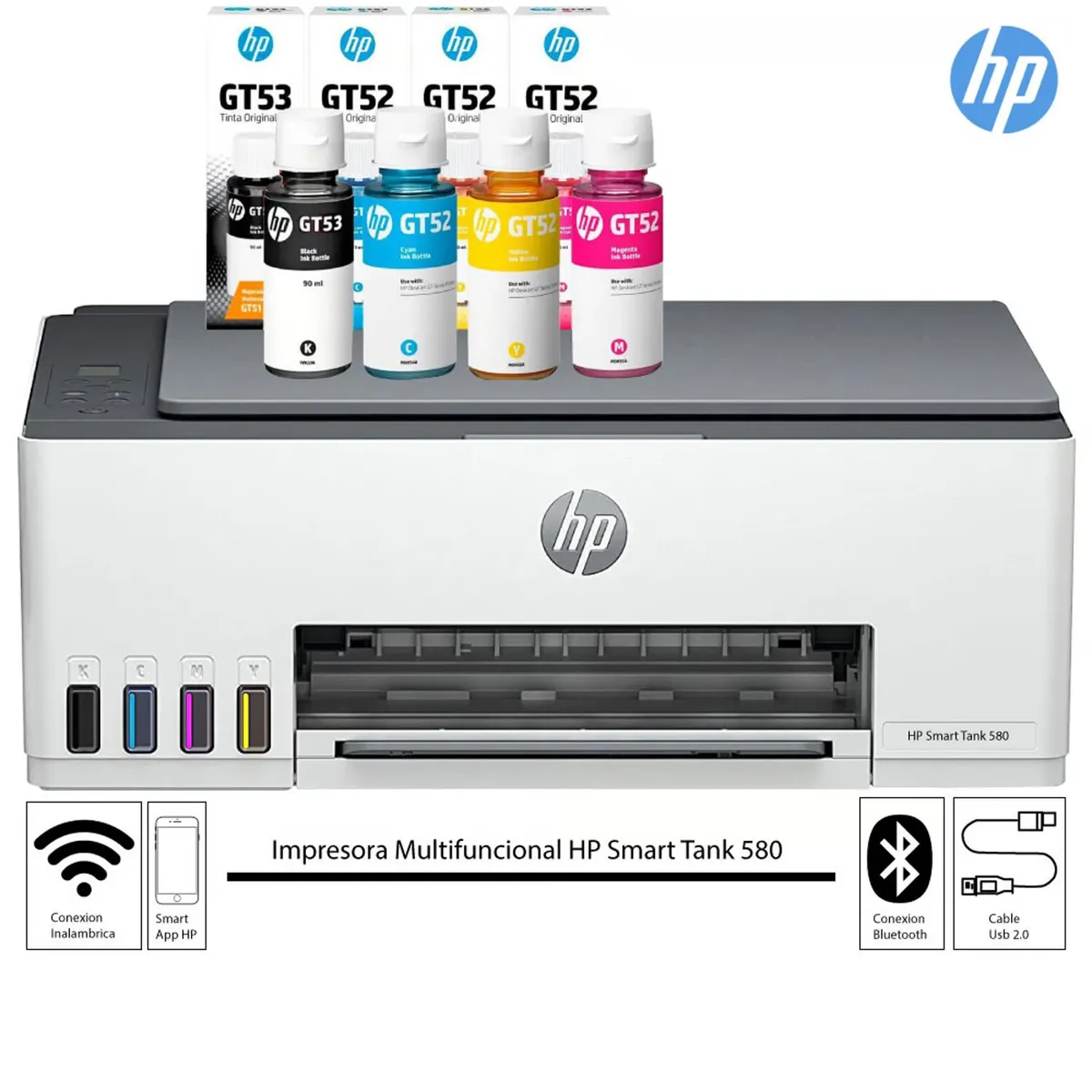 HP - IMPRESORA SMART TANK 580 MULTIFUNCIONAL WIFI