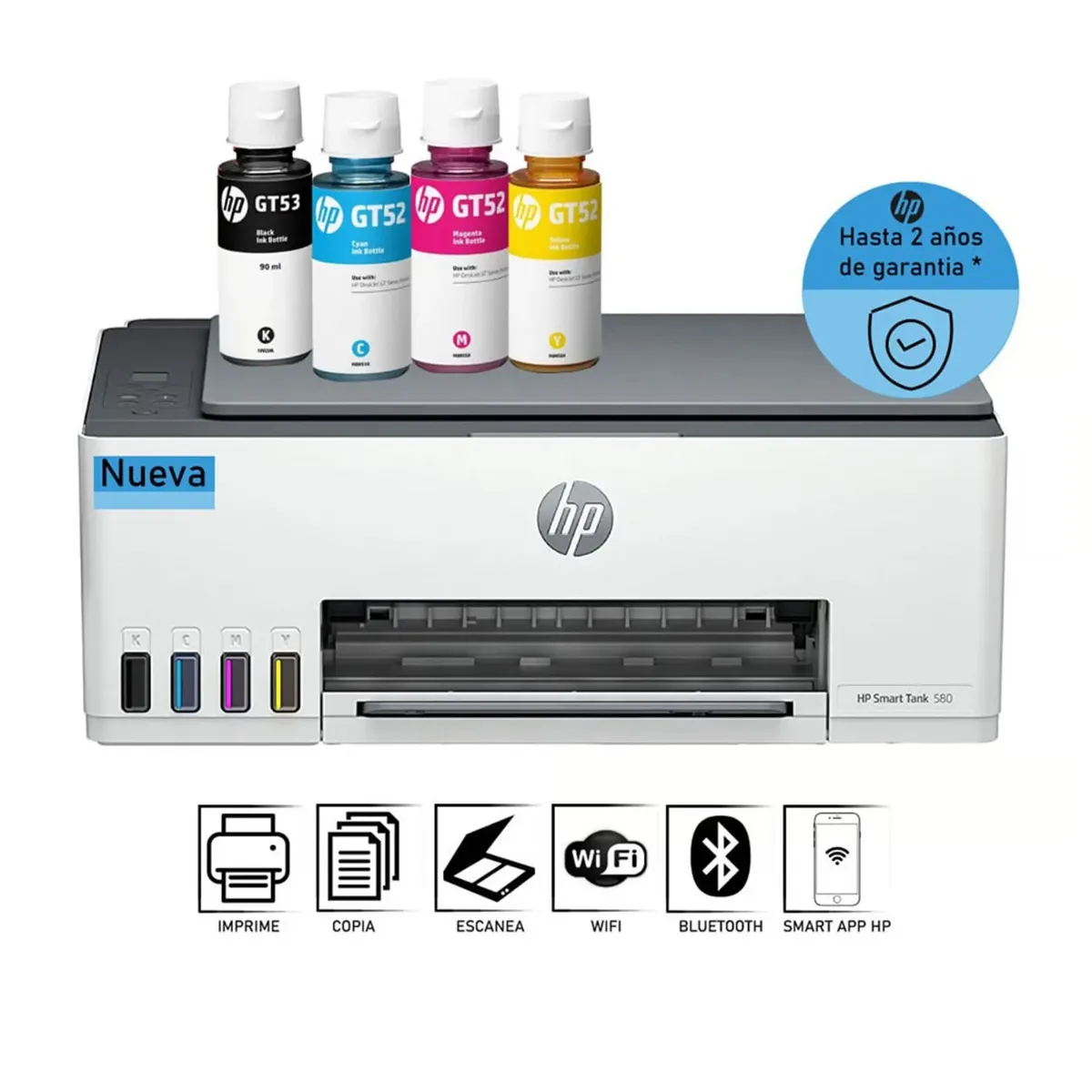 HP - IMPRESORA SMART TANK 580 MULTIFUNCIONAL WIFI