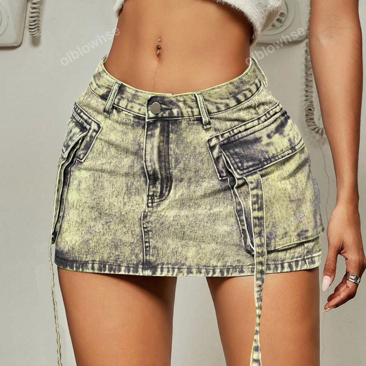 BENCUS JEANS - Falda Corta Jeans Skirt Mujer