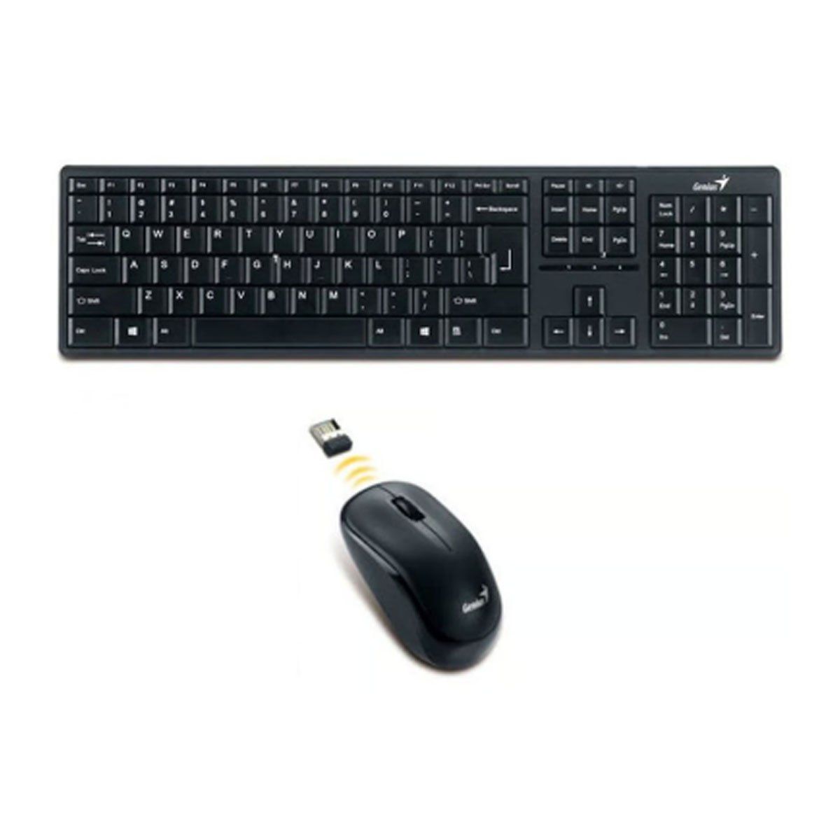 Teclado Genius + Mouse Slimstar 8230 Wireless/Bt Negro, marca GENIUS - Foto Principal