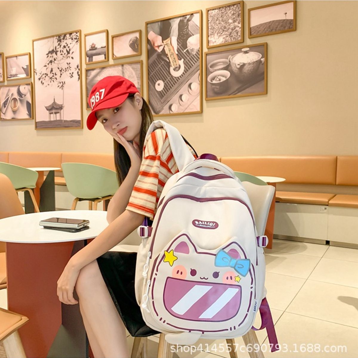 KEKEMI - MOCHILA KEKEMI KAWAI DISEÑO CAT