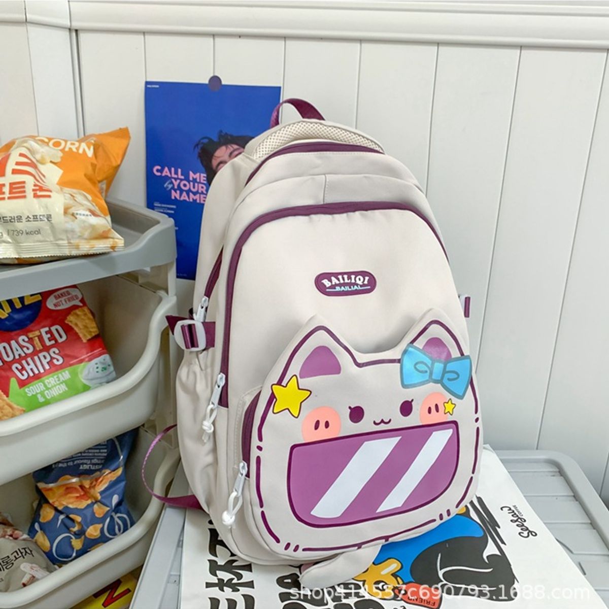 KEKEMI - MOCHILA KEKEMI KAWAI DISEÑO CAT