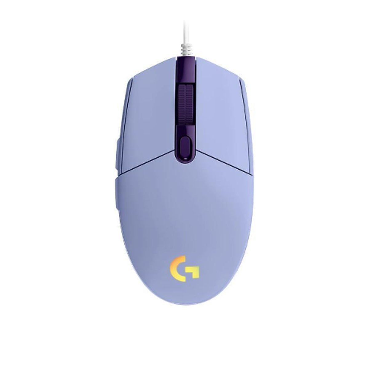 LOGITECH - Ratón Logitech G203 Lightsync Lila