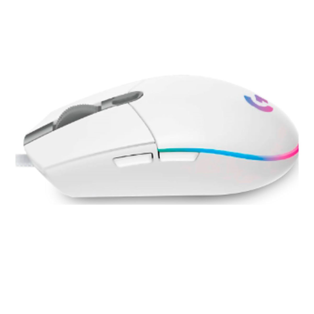 LOGITECH - Mouse Logitech G203 Lightsync  Blanco