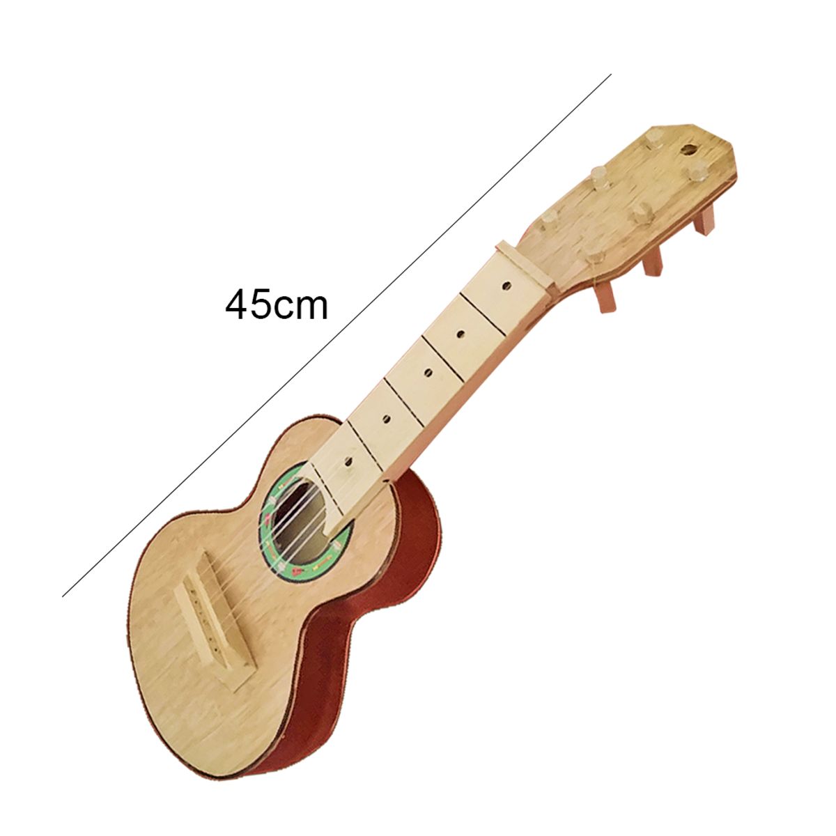 GENERICO - Guitarrita de Madera Instrumento Musical Didactico