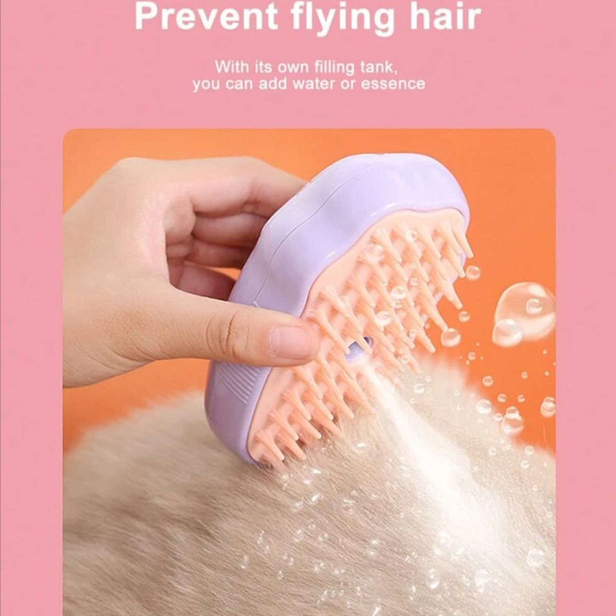 GENERICO - ⁠Cepillo Vaporizador para Mascotas