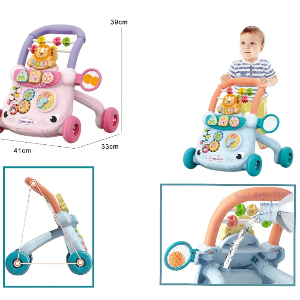 GENERICO - CAMINADOR CON PANEL DE APRENDIZAJE PARA BEBÉS