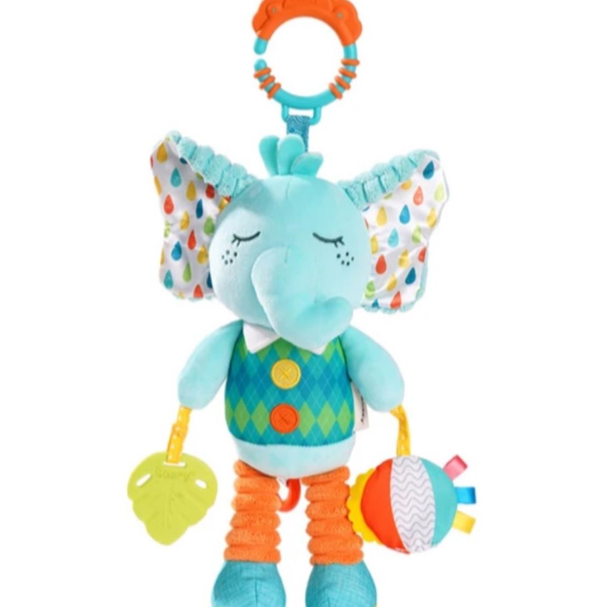 GENERICO - Colgante Sozzy - Peluche estimulador para bebés - elefante